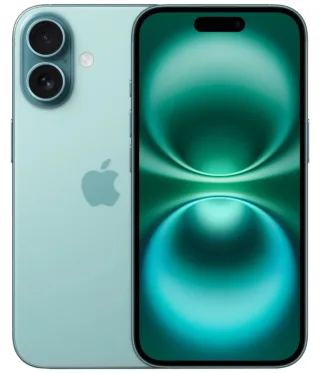 iPhone 16, 128 ГБ · бирюзовый